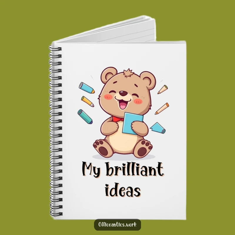 Funny Bear Cub Juggling Notebook: Organize Your Tasks with Playfulness