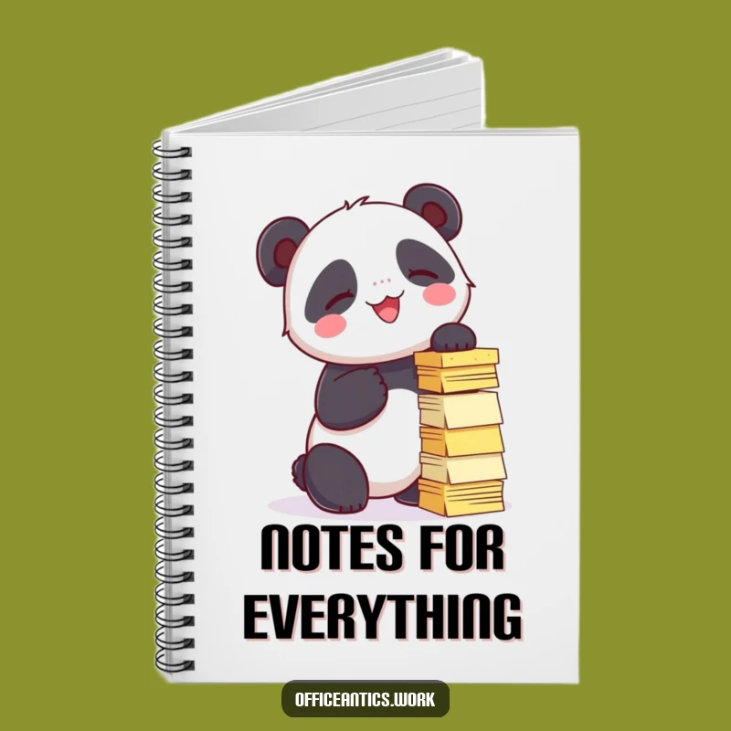 Funny Panda Sticky Note Notebook: Jot Down Ideas with Playful Charm